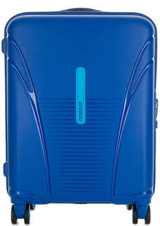 Пластиковый чемодан на молнии American Tourister