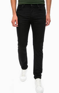 Зауженные черные джинсы на молнии Lee