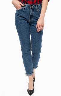 Синие джинсы с высокой посадкой Lee