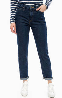 Синие джинсы с высокой посадкой Lee