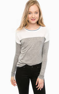 Футболка из вискозы с контрастной вставкой Wrangler