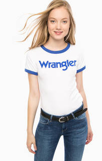 Трикотажная футболка с логотипом бренда Wrangler