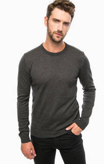 Серый джемпер с круглым вырезом Wrangler