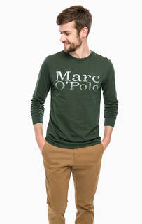 Зеленая футболка с длинными рукавами Marc Opolo