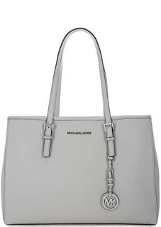 Вместительная сумка из сафьяновой кожи с двумя отделами Michael Michael Kors
