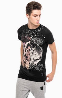 Хлопковая футболка с принтом Religion