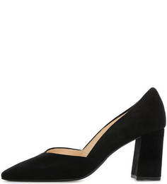 Черные замшевые туфли на каблуке Högl
