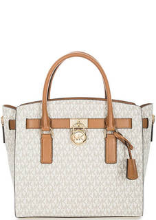 Сумка на молнии с короткими ручками Michael Michael Kors