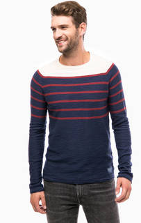 Хлопковый джемпер в полоску Tom Tailor Denim