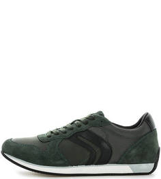 Кроссовки с замшевыми вставками Geox