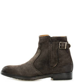 Замшевые полусапоги на молнии Geox