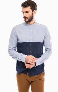 Приталенная рубашка с длинными рукавами Tom Tailor Denim