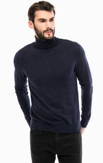 Хлопковый джемпер с высоким воротником Calvin Klein Jeans