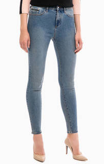 Синие джинсы скинни с пятью карманами Calvin Klein Jeans