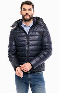 Пуховик с текстильными вставками Calvin Klein Jeans