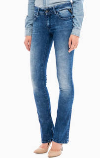 Расклешенные джинсы с заломами Replay