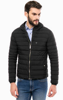 Пуховик с капюшоном на молнии Strellson