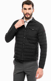 Пуховик на кнопках с карманами Strellson