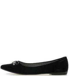 Замшевые балетки с острым носом Vagabond