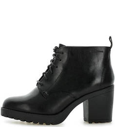 Кожаные ботильоны на каблуке Vagabond