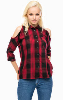 Двухцветная рубашка в клетку Mavi