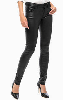 Черные джинсы скинни с низкой посадкой Mavi