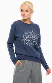 Синий свитшот с вышивкой Pepe Jeans