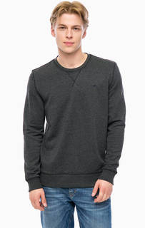 Серый хлопковый свитшот Mustang