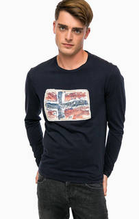 Футболка из хлопка с нашивкой Napapijri