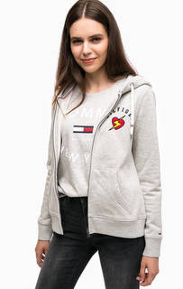 Толстовка на молнии с вышивкой Hilfiger Denim