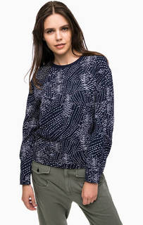 Синий свитшот с принтом G Star RAW