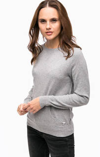 Серый джемпер с карманом-кенгуру Napapijri