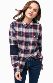 Рубашка в клетку с карманом Lee