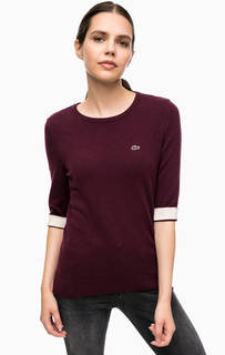 Шерстяной джемпер с короткими рукавами Lacoste