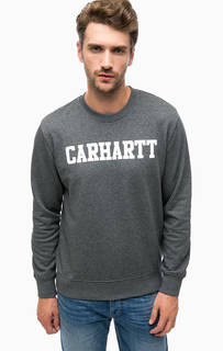 Серый свитшот с принтом Carhartt WIP