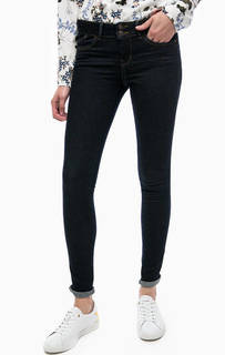 Синие джинсы скинни с низкой посадкой Tom Tailor Denim