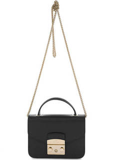 Маленькая кожаная сумка с откидным клапаном Furla
