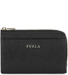 Визитница из сафьяновой кожи на молнии Furla