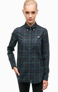 Хлопковая рубашка в клетку Fred Perry
