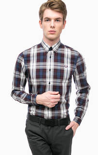 Приталенная рубашка в клетку Fred Perry