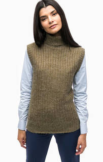 Вязаный жилет с высоким воротом Ichi