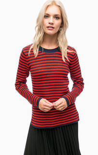 Трикотажный свитер в полоску Ichi