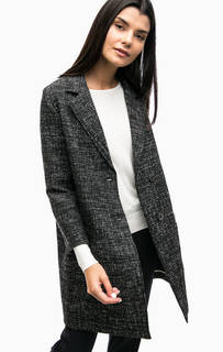 Трикотажное пальто на пуговицах United Colors of Benetton