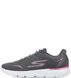 Текстильные кроссовки серого цвета Skechers