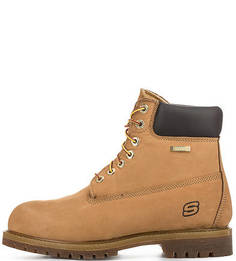 Высокие ботинки из нубука Skechers