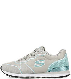 Текстильные кроссосвки с контрастными вставками Skechers