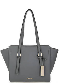 Серая сумка с одним отделом Calvin Klein Jeans