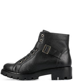 Кожаные ботинки с металлической отделкой Tosca BLU