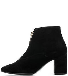 Замшевые ботильоны на каблуке Tosca BLU