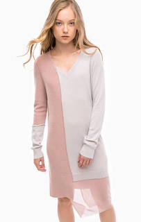 Трикотажное платье асимметричного кроя Diesel